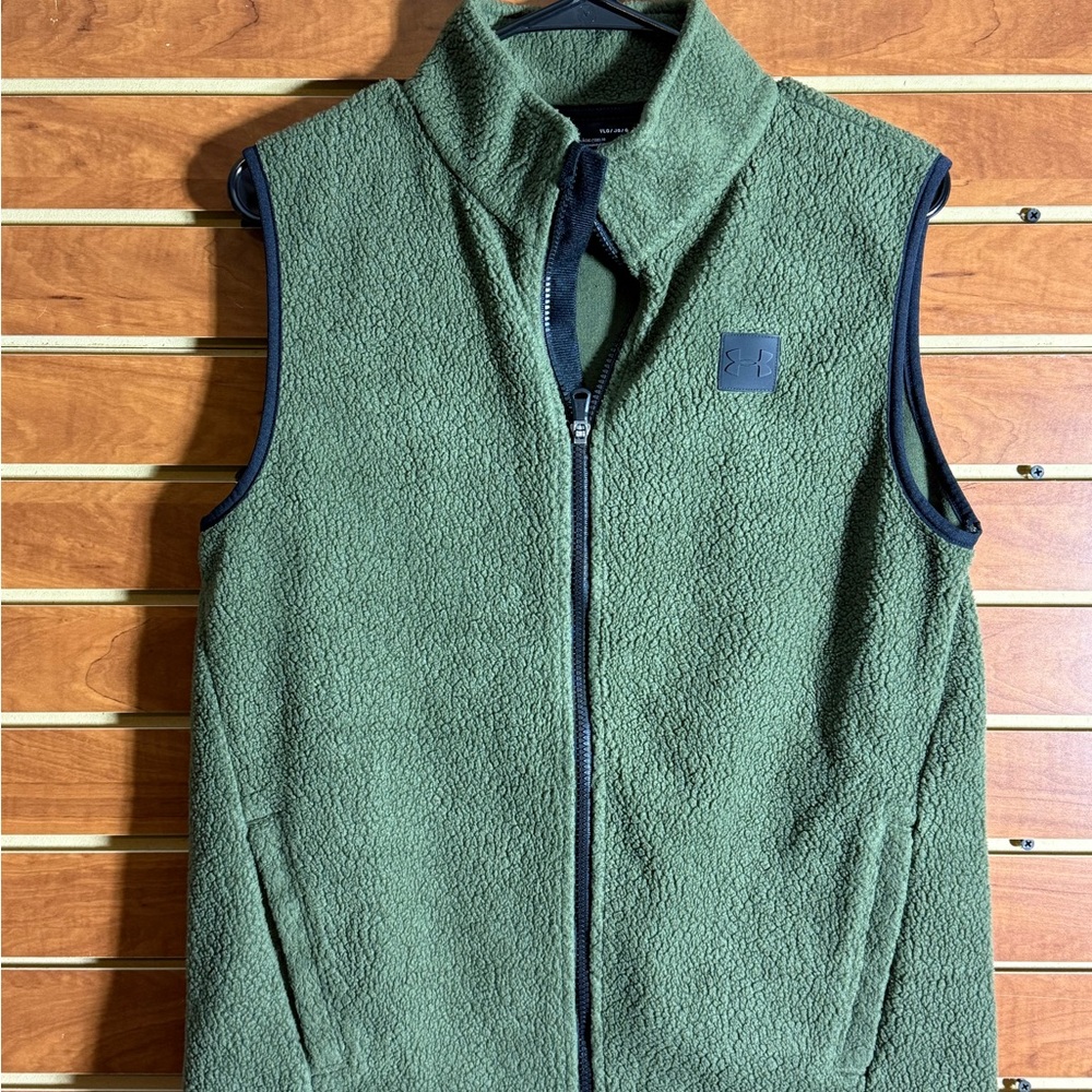 YLG Green Fleece Vest Under Armour